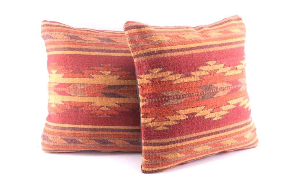 Crystal Roja Wool Set of Pillows by Enrique Ruiz (1 of 9)