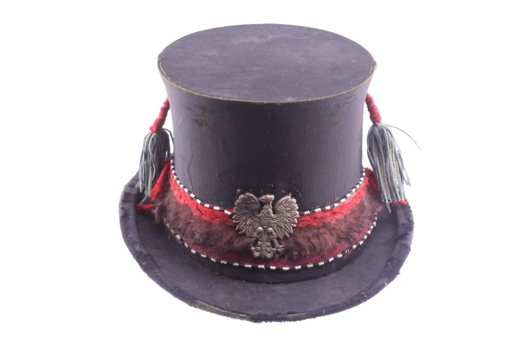 Northern Plains Beaded Alpaca Top Hat 19th-20th C. (1 of 10)