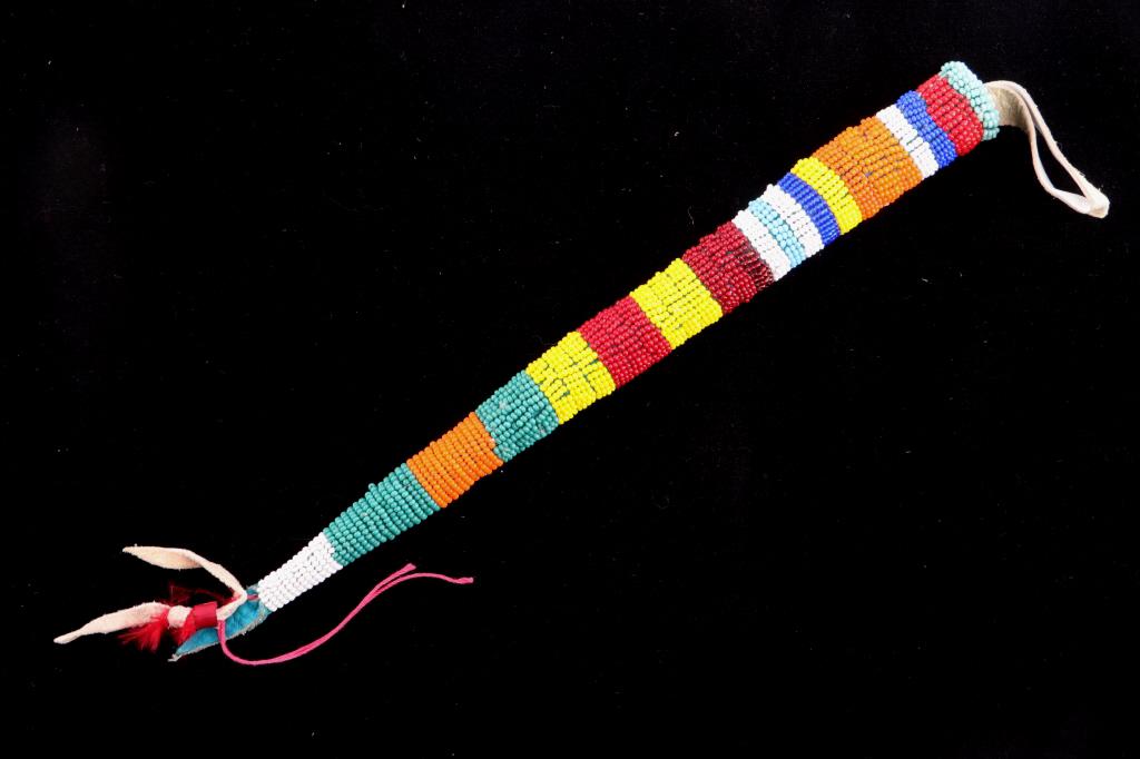 Plains Indians Fully Beaded Awl Case c. 1960's (1 of 8)