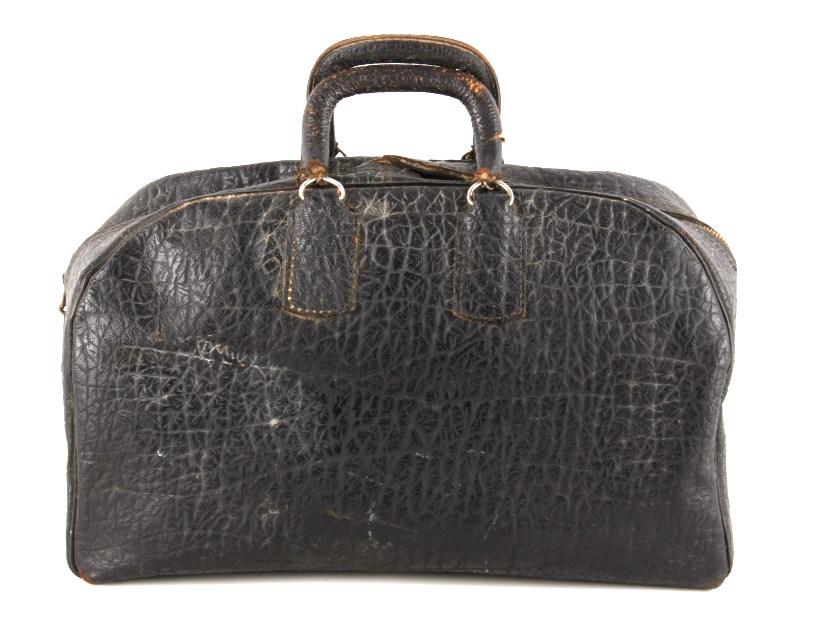 Antique Split Cow Hide Leather Doctors Bag (1 of 8)
