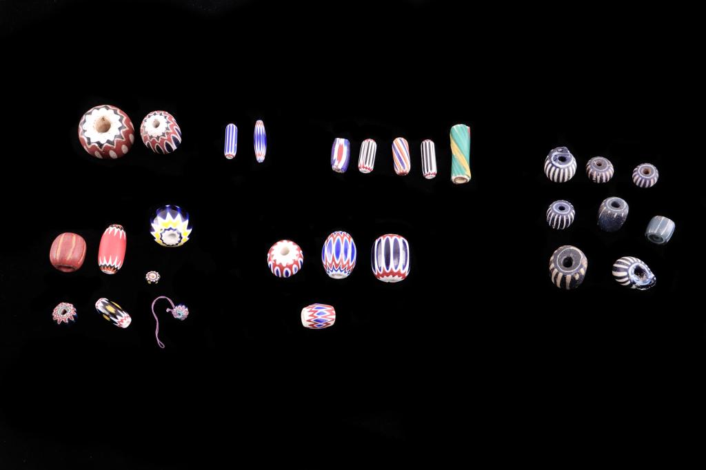Unique Color & Style Venetian Chevron Beads (1 of 7)