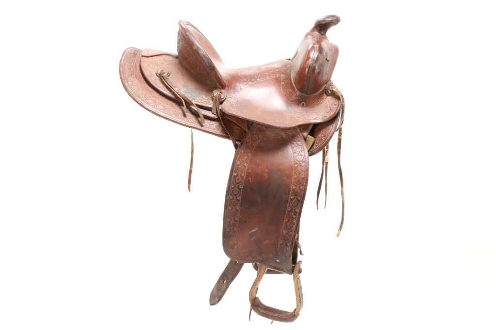 Pat Connolly Billings, MT Custom Saddle c. 1930's (1 of 15)