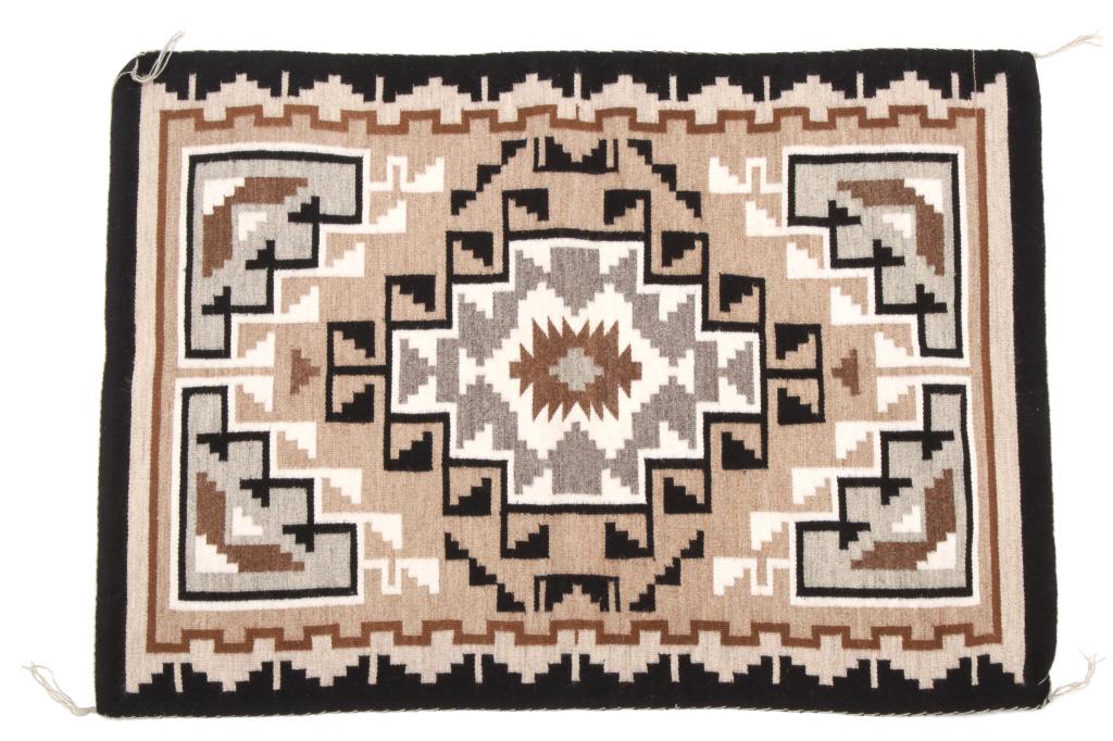 Navajo Two Grey Hills Rug by Isabel Yazzie RARE (1 of 19)