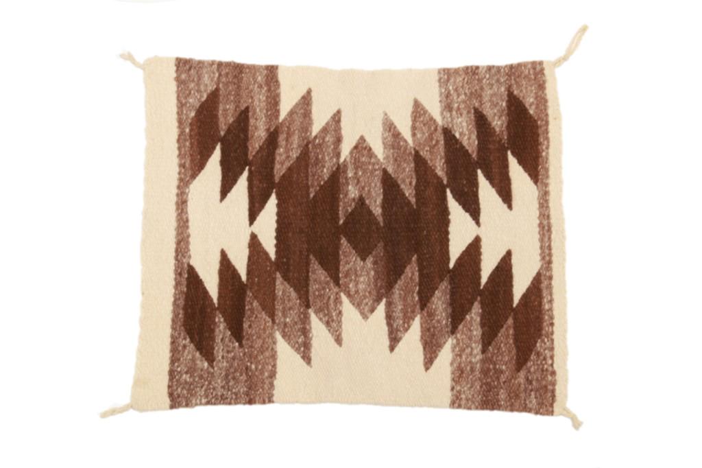 Navajo Wide Ruins Crystal Eye Dazzler Sample Rug (1 of 12)