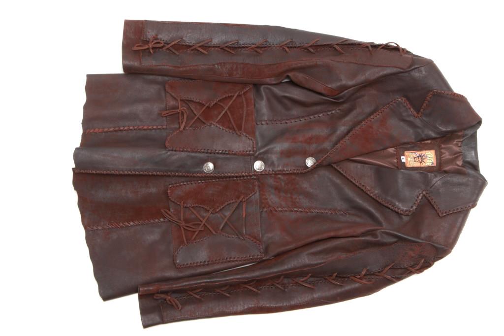 Tribe America Chocolate-Merlot Leather Jacket (1 of 11)