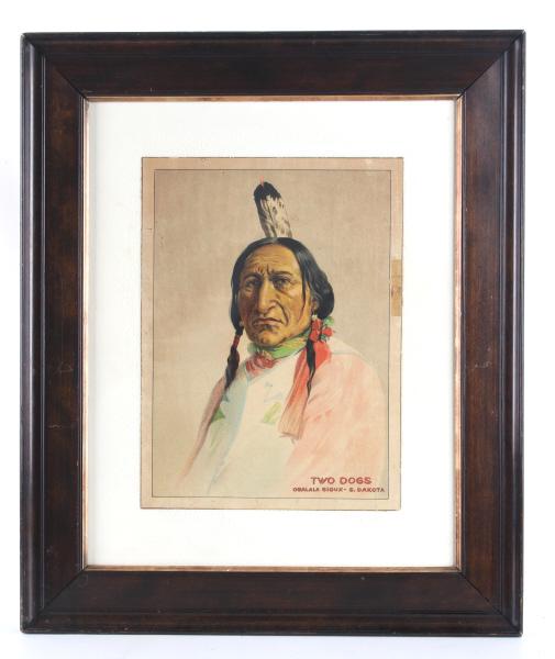 C. Late 1800's Two Dogs Oglala Sioux Print (1 of 10)