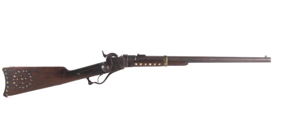 Battle of the Little Bighorn Starr 1862 Carbine: This is an outstanding and historic original Starr Percussion Breech Loading Saddle Ring Carbine Carbine from 1862 from Black Eagle Sans Arc from the Battle of the Little Bighorn. This is a United Sta