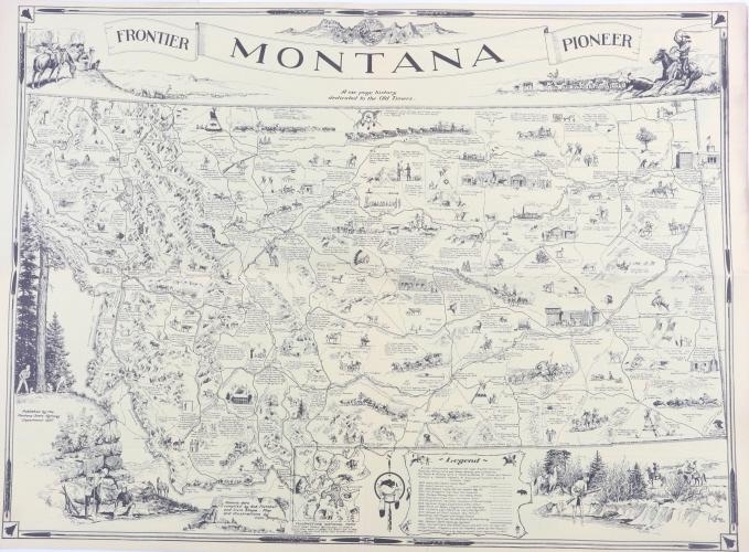 Irvin Shope History Montana 1937 Map (1 of 20)