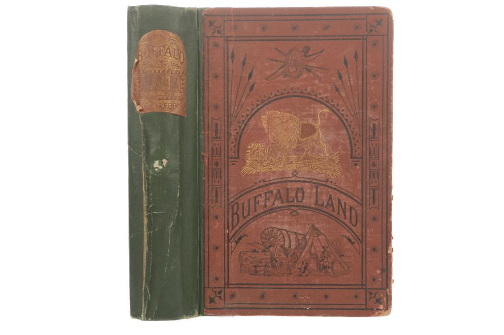1872 1st Edition Buffalo Land by W.E. Webb: Featured in this lot is this is a first edition of "Buffalo Land: An Authentic Account of the discoveries, Adventures, and Mishaps of a Scientific and Sporting Party in the Wild West" written by W.E. 