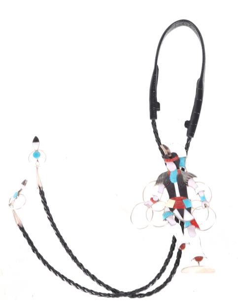 Rare Eddie Beyuka (1920-2002) Kachina Bolo Large (1 of 17)