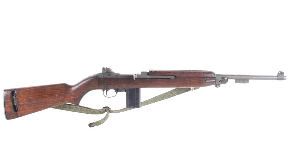 U.S. M1 30 Cal Arlington Inland Div. Carbine Rifle: Featured in this lot is a Blue Sky/ Arlington, VA U.S. M1 carbine semi automatic rifle chambered in 30 caliber. The carbine was manufactured by Inland MFG. Div. General Motors located in Blue Sky/ Arl
