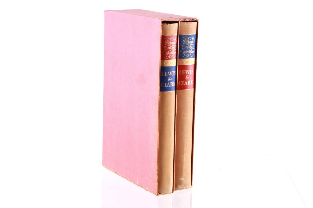 1st Ed Journals Of The Expedition Of Lewis & Clark: For your consideration is this first edition of volume I and II of “The Journals of the Expedition Under the Command of Capt.'s Lewis and Clark: to the Sources of the Missouri, thence across the Roc