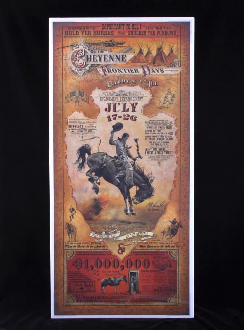 Cheyenne Wyoming Frontier Days Rodeo Poster (1 of 12)