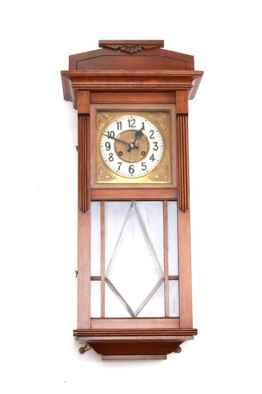 1885-1890 Vintage Gustav Becker German Wall Clock (1 of 10)