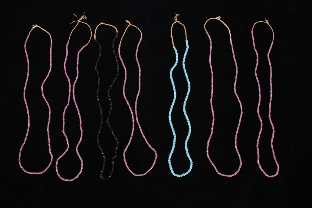 Pink, Sky Blue, Black Padre Trade Bead Collection (1 of 20)