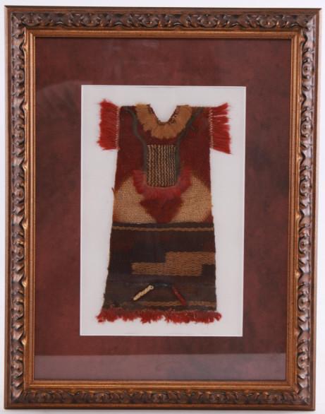 After Hopi Textile Folk Art Doll Clothes Framed (1 of 7)