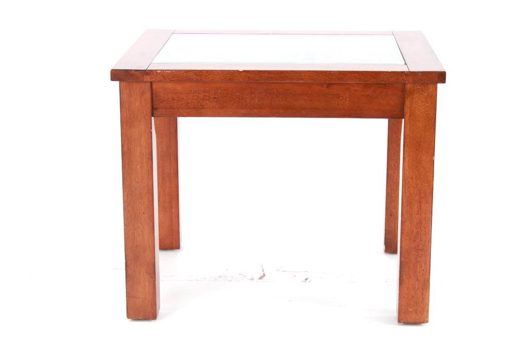 Big Sky Carvers Mountain Stream Scene Coffee Table (1 of 14)