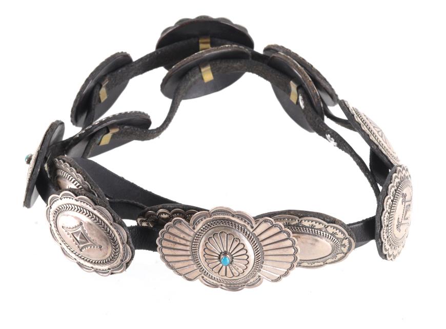 Patrick Ohlinger (1954-2021) Silver Concho Belt (1 of 16)