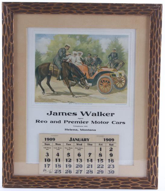 Helena MT James Walker Calendar Advertisement 1909 (1 of 13)