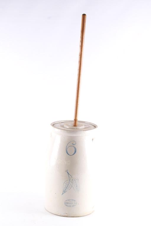 Early 1900's Red Wing Six Gallon Butter Churn (1 of 10)