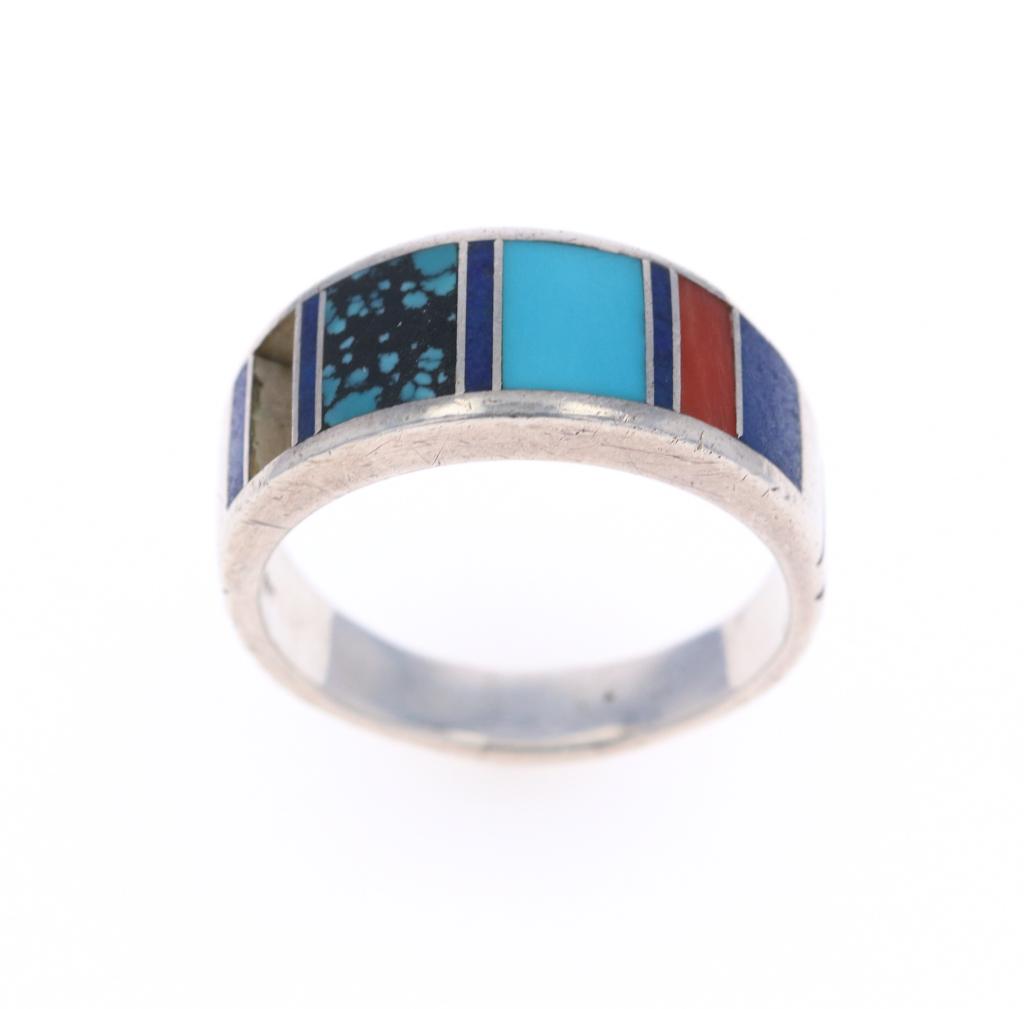 Michael Kabotie Lomawywesa (Hopi, 1942-2009) Ring (1 of 10)