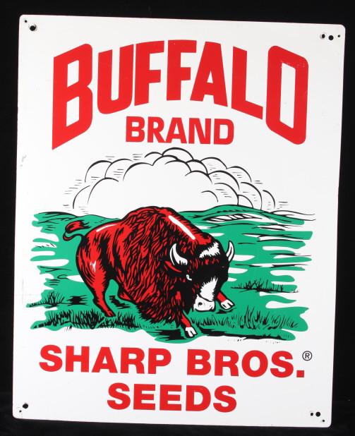 Original Buffalo Brand Sharp Bros Seeds Sign (1 of 9)
