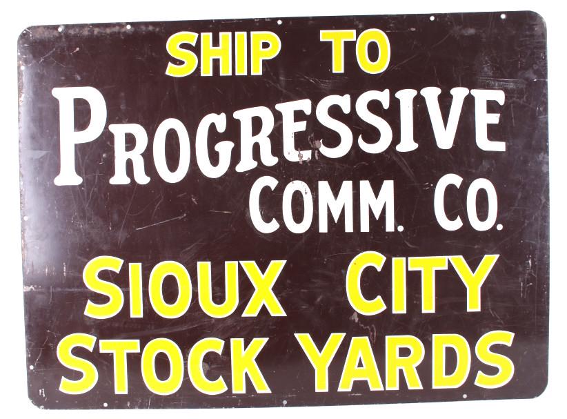 Sioux City Stock Yards Shipping Double Sided Sign (1 of 16)