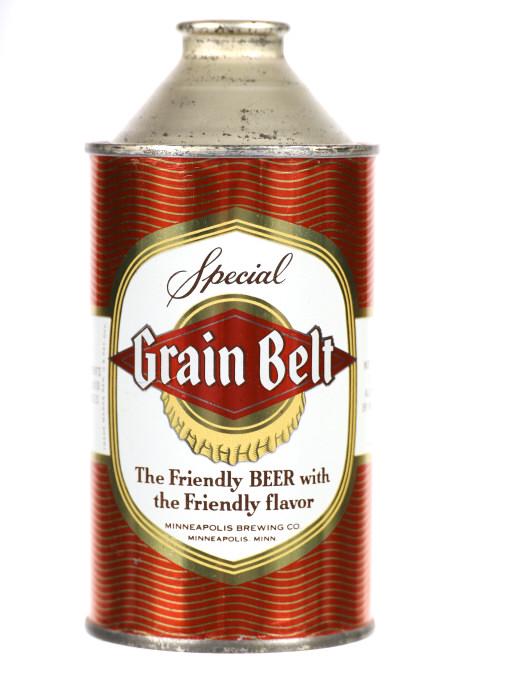 1953 Vintage Special Grain Belt Cone Top Beer Can (1 of 10)