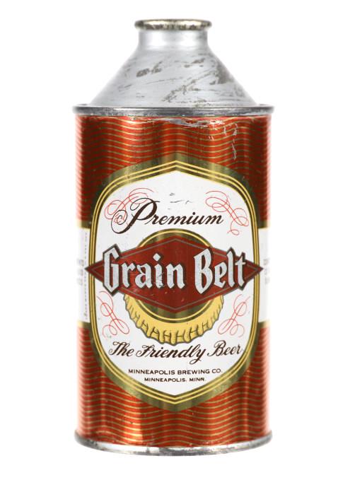1953 Vintage Premium Grain Belt Cone Top Beer Can (1 of 10)