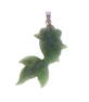 Hand-Carved Green Jade Fish Pendant