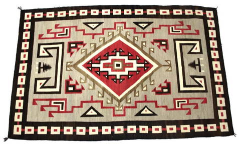 Navajo Klagetoh Trading Post Rug c. 1890-1910