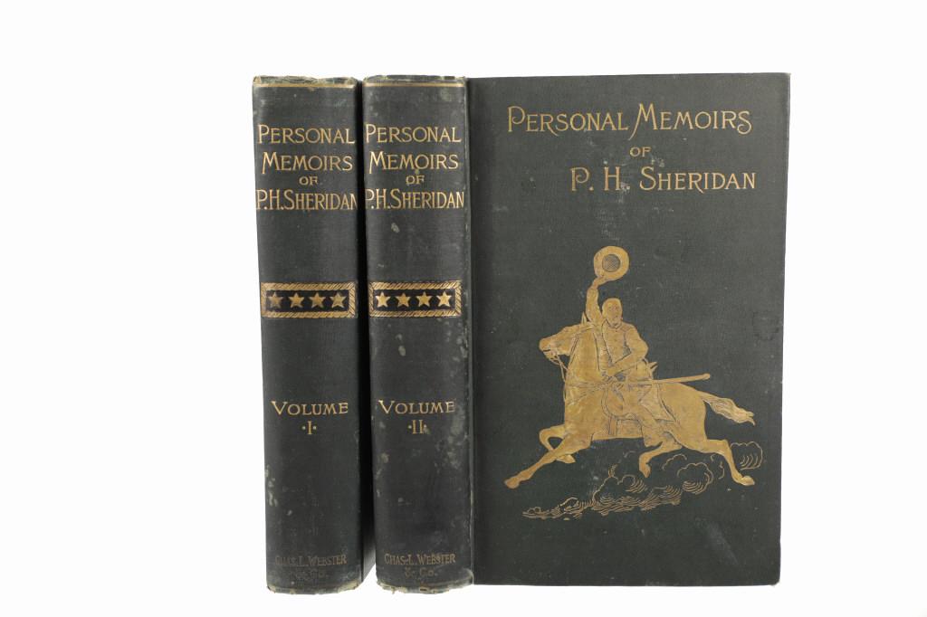 "Personal Memoirs of P.H. Sheridan" 1st Ed. 1888 (1 of 20)