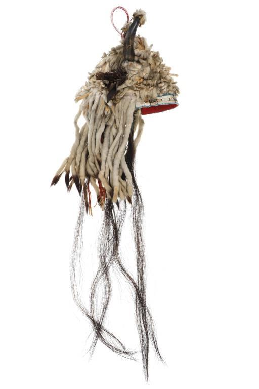 Crow Split Horn Quillwork & Beadwork War Bonnet (1 of 12)