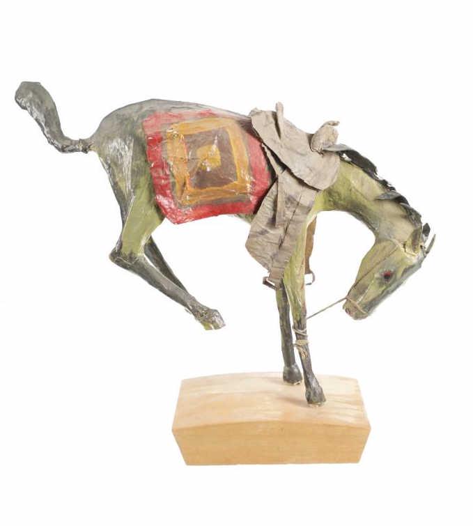 Bernard Asheim Mounted Paper Mache Horse (1 of 19)