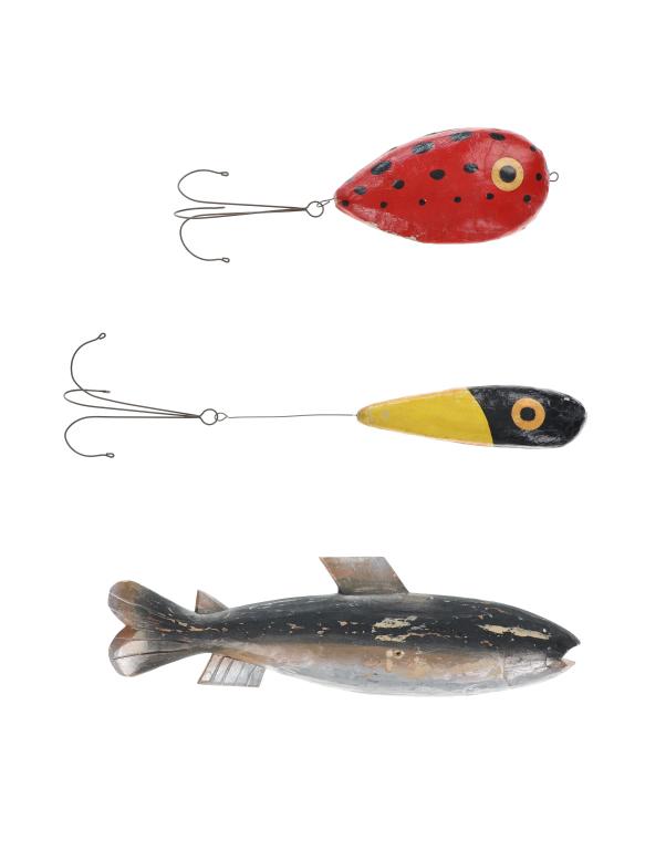 Mid 1900s Bait & Tackle Advertisement Sculptures (1 of 20)