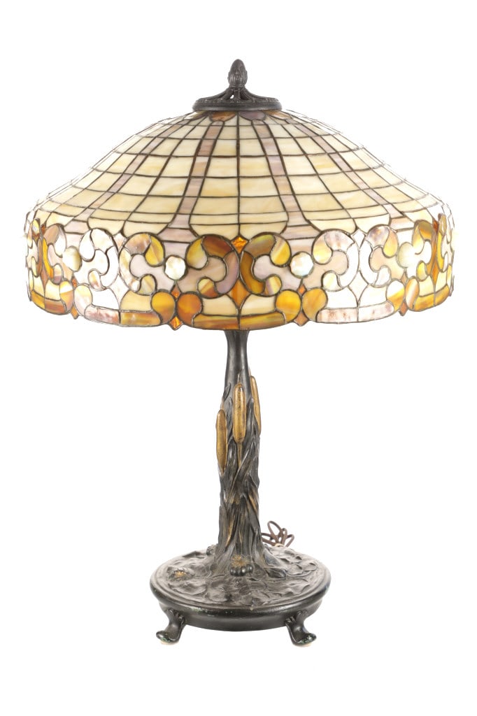 Duffner & Kimberly Art Nouveau Lamp circa 1906 (1 of 20)