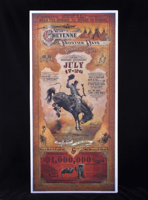 Cheyenne Wyoming Frontier Days Rodeo Poster (1 of 12)