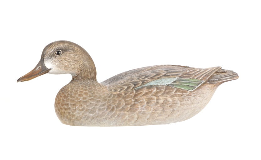 Harry M. Vreeland (1908-1982) Hen Teal Decoy c1974 (1 of 16)