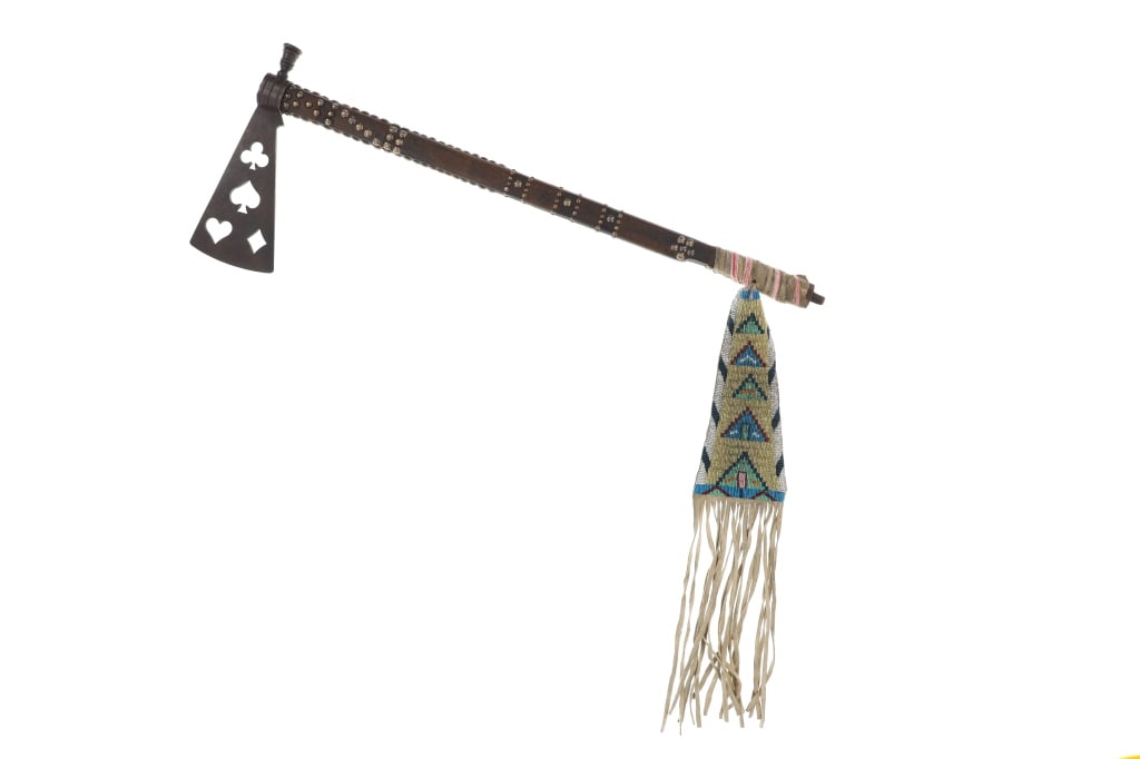 Jack Yellow Hawk (sioux) Gambler's Pipe Tomahawk Auction