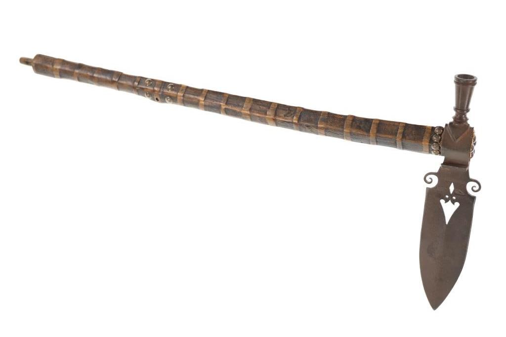Circa 1850- Spontoon Pipe Tomahawk (1 of 10)