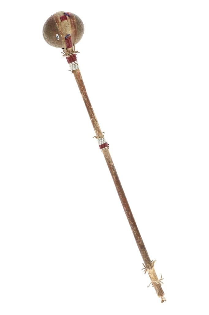 C. 1870 Plains Stone Head War Club - L.A. Huffman (1 of 12)