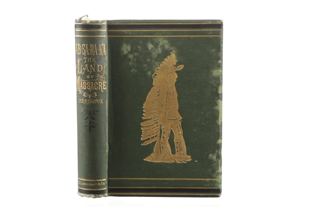 Rare "Ab-Sa-Ra-Ka Land of Massacre" w/ Maps, 1879 (1 of 18)
