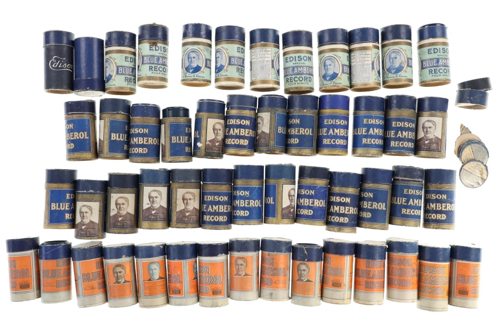 Edison Amberol Wax Cylinder Records, ca. 1910-1929 (1 of 20)