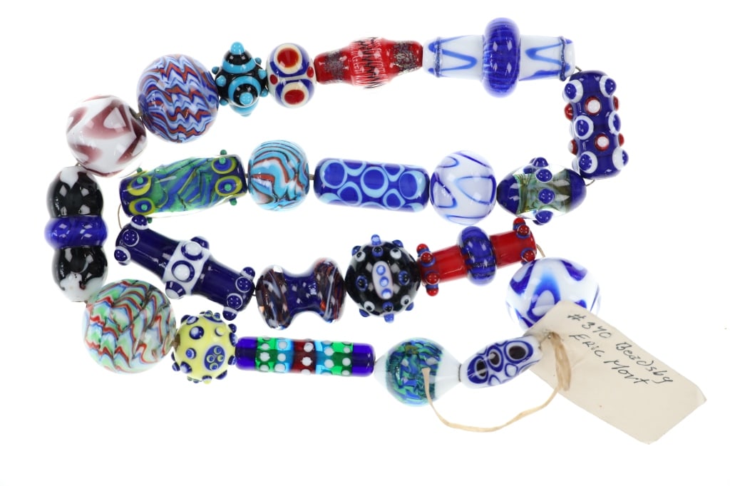 African Millefiori Lampwork Trade Bead Necklace (1 of 11)