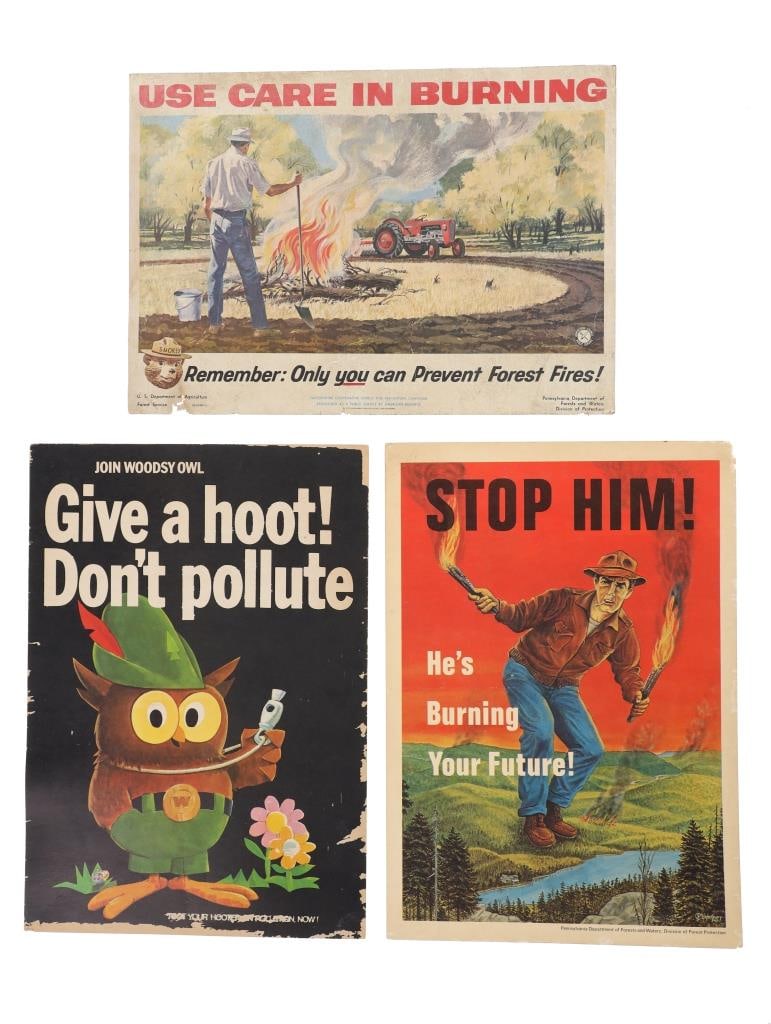 U.S. Dept. of Ag. Fire & Pollution Safety Posters (1 of 11)