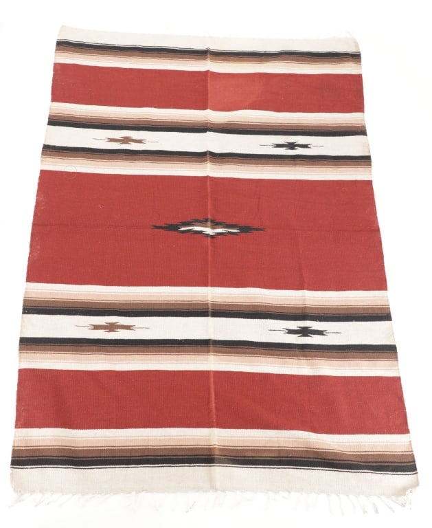 Handwoven Chimayo Natural Stepped Medallion Style (1 of 17)