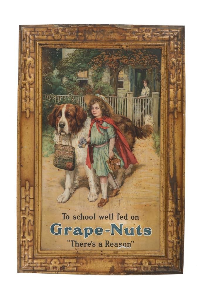 Grape-Nut Cereal Tin Advertisement 1910-20s (1 of 12)