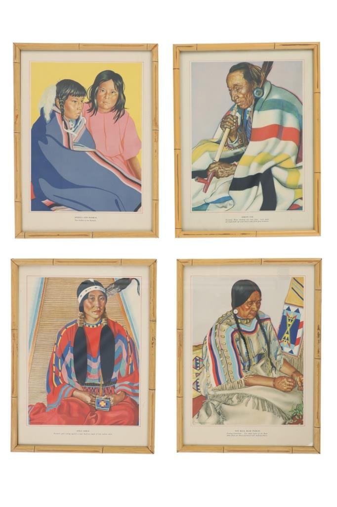 Winold Reiss (1886-1953) Framed Artwork Collection (1 of 18)