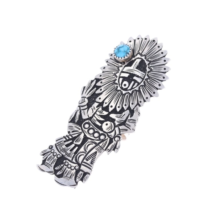 Navajo Richard Singer Kachina Dancer Sterling Ring (1 of 11)