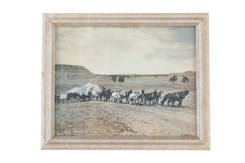 L.A. Huffman Print Presented By J. Coffrin 1973 (1 of 11)